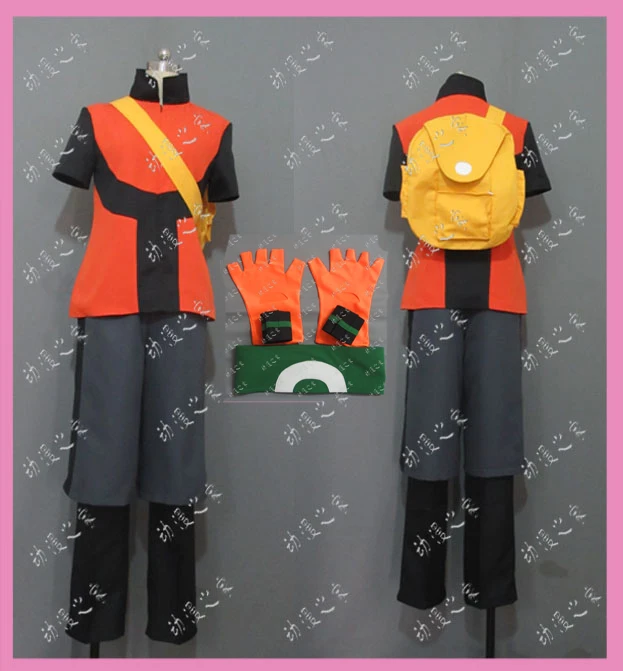 Brendan Ruby Косплей Костюм с сумкой и шляпой|cosplay costume|cosplay pokemon costumespokemon cosplay costumes |