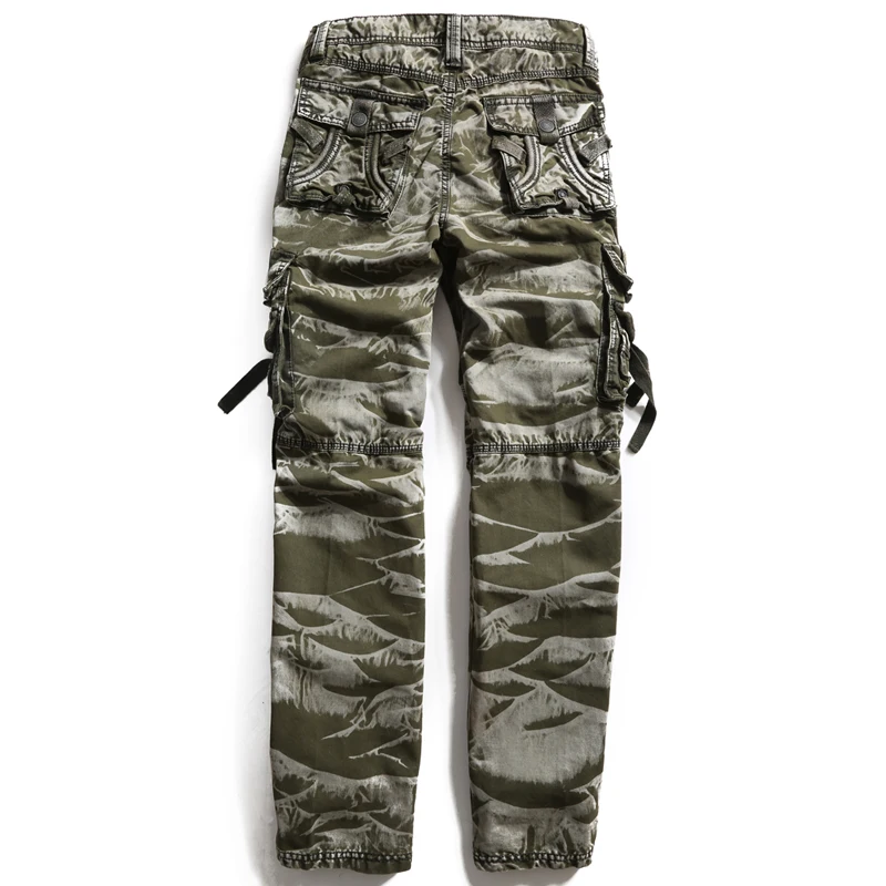 Мужские камуфляжные брюки карго летние повседневные тактические черные