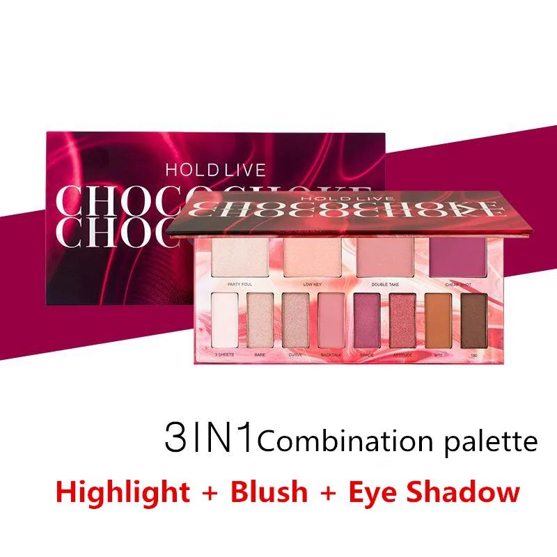 

New 12 Color Eyeshadow Blush Grooming Contour Multi-function Make-up Matte Palette Matte Flash Smoky Makeup Eye Shadow Powder