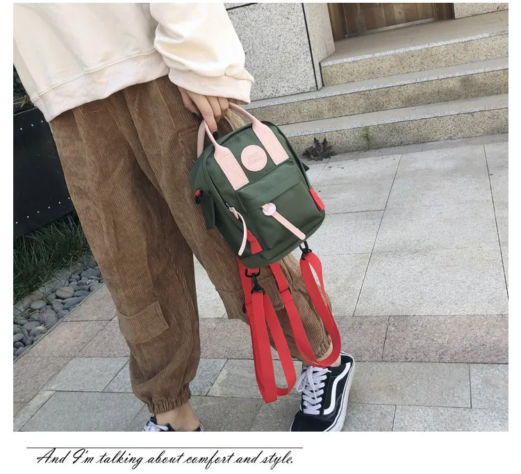Холщовый рюкзак Mochila, поступление детских водонепроницаемых нейлоновых классических мини-рюкзаков, дорожная сумка, рюкзак, школьный ранец, T-6970