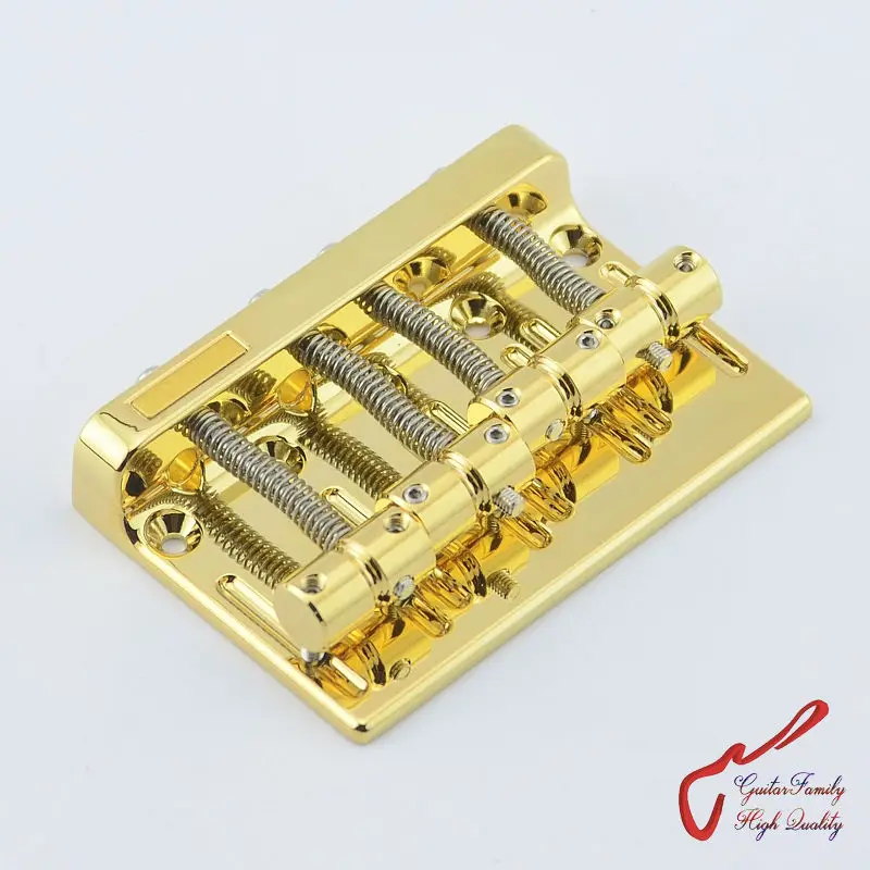 Подлинный оригинальный GOTOH 201B 4 Струны электрический бас мост (золото) латунь