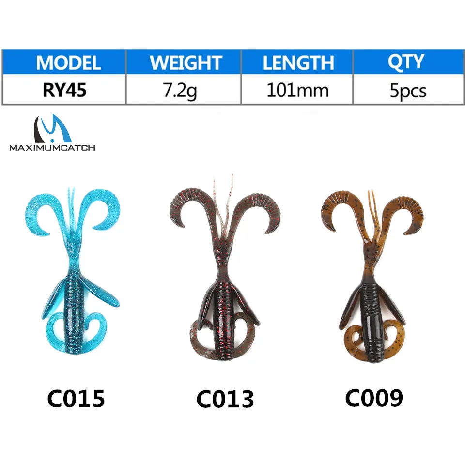 Maximumcatch 5 шт./лот приманка для ловли окуня мягкие рыболовные приманки 101 мм 7 2 г