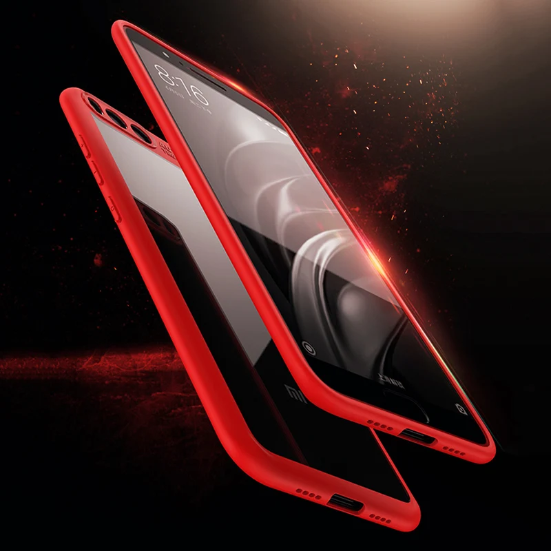 Чехол iPaky для Xiaomi Mi 6 Гибридный Силиконовый мягкий каркас жесткая прозрачная