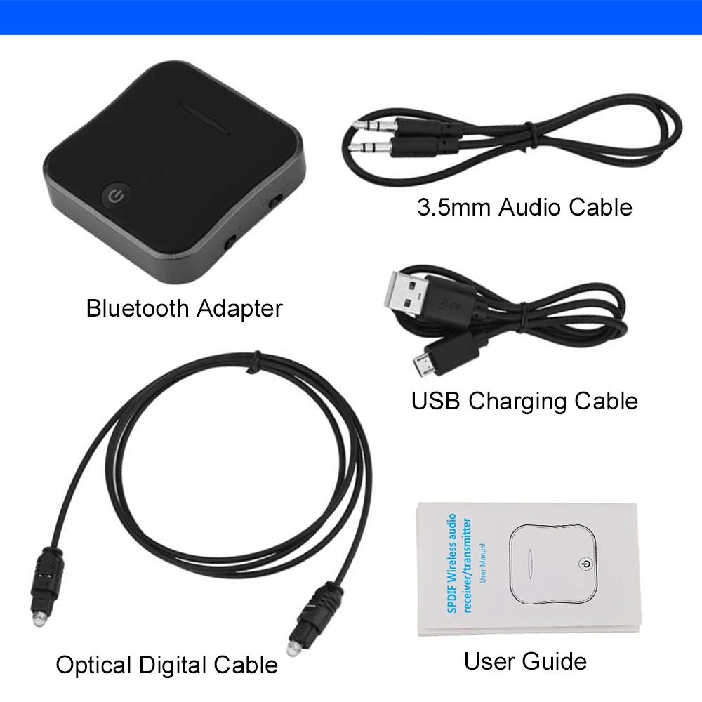 Bluetooth 5,0 аудио передатчик приемник CSR8675 Aptx HD адаптер оптический Toslink/3,5 мм AUX/SPDIF для автомобиля тв наушники