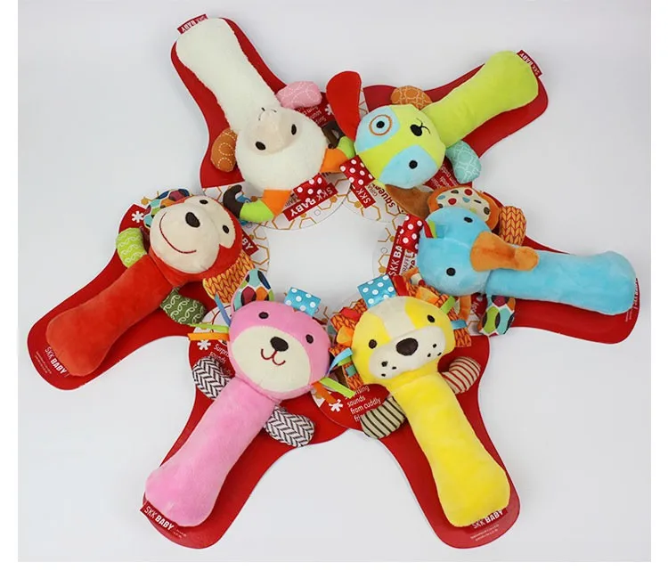 Топ 20 см погремушки для младенцев детская коляска игрушка 0-12 месяцев плюш со