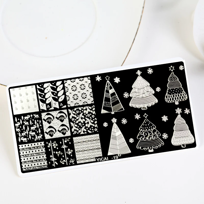 40 стилей DIY пластинки для ногтей 6 5*12 5 см шаблон художественный штамп с