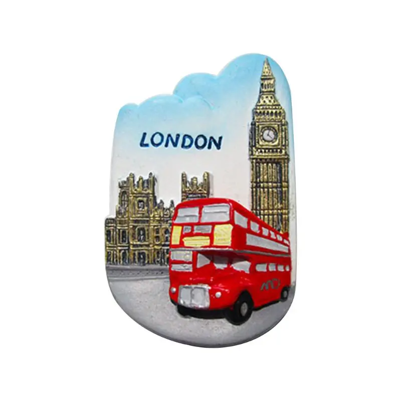 London 3D магнит на холодильник, магнитные наклейки на холодильник по всему миру, башня Лондон, Япония, Греция, Сидни, Балийский мир, сувенир для путешествий - Цвет: London