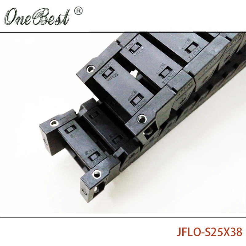 JFLO 1 метр S25x38 Тяговая цепь высокоскоростное бесшумное открытие снаружи