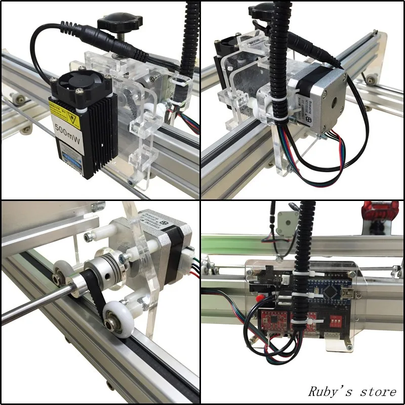 2018New 7000MW DIY laser engraving machine engrave on metal for toy cutting working area 35*50cm | Инструменты