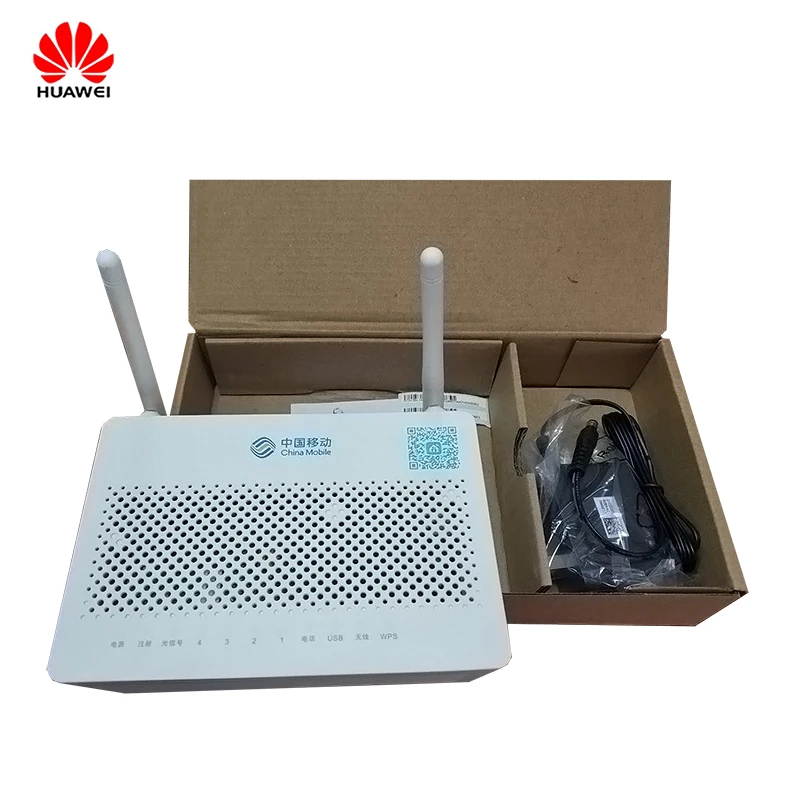 huawei FTTH GPON ONT Fibra Optica HS8545M5 GPON маршрутизатор 1GE+ 3FE+ 1TEL+ USB+ Wifi Мини Размер английская прошивка