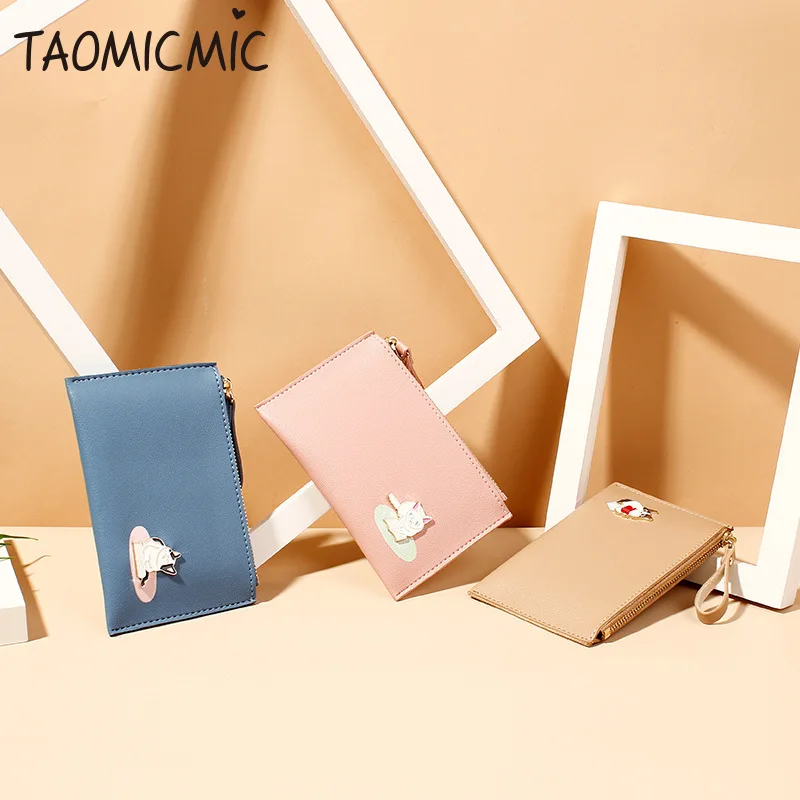 Женские бумажники держатели для монет портативные тонкие мини сумочки из мягкой