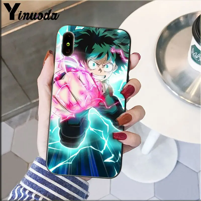 Yinuoda My Hero Boku no Hero Academy deku и bakugou чехол для телефона чехол для iPhone 8 7 6 6S Plus 5 5S SE XR X XS MAX Coque Shell - Цвет: A13