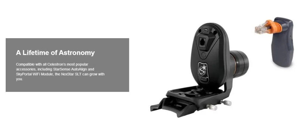Компьютеризированный телескоп Celestron NEXSTAR 90SLT Maksutov-Cassegrain F14 Профессиональный астрономический 22087