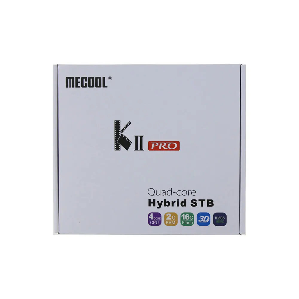 ТВ приставка MECOOL KII PRO DVB S2 T2 Android 7 1 Amlogic S905D 4K BT4.0 телеприставка Поддержка 2 4G/5G WIFI Clines
