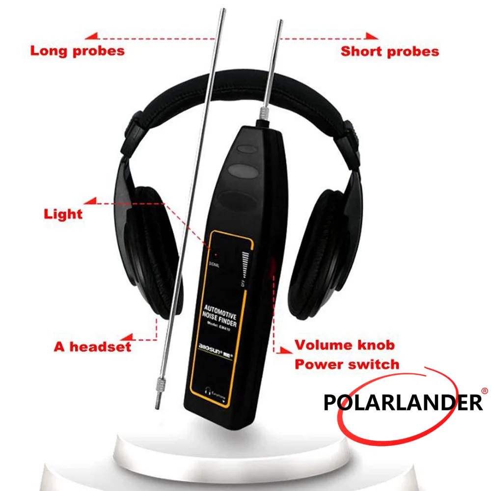 Автомобильный датчик шума автомобильный электронный детектор наушники для
