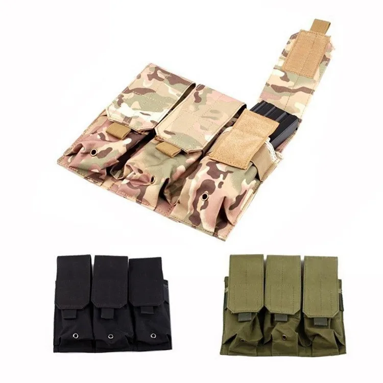 Тактические приятели MOLLE AR M4 5,56/. 223 Тройная журнальная сумка чехол для кружек для пистолета