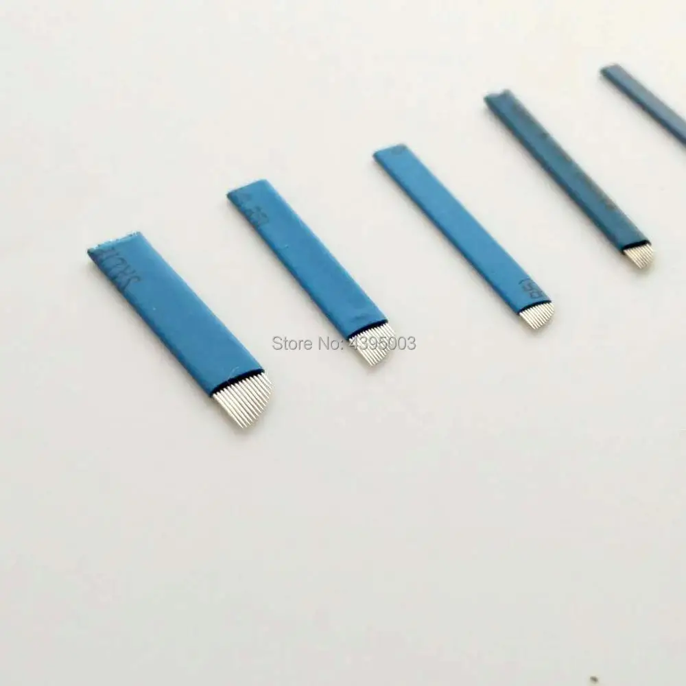 100 штук 0 20 мм Flex пластин Tebori Flex/U формы pin иглы для микроблендинга ручной тату ручки