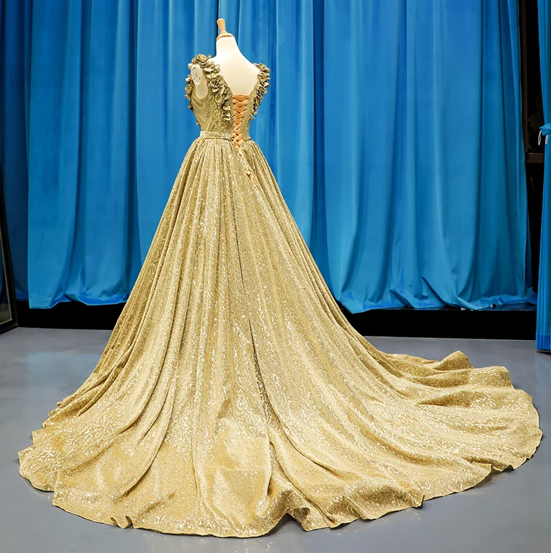 J66793 jancember shiny long evening dress with glitter sexy sleeveless A-line formal dress with train платье блестящее вечернеe