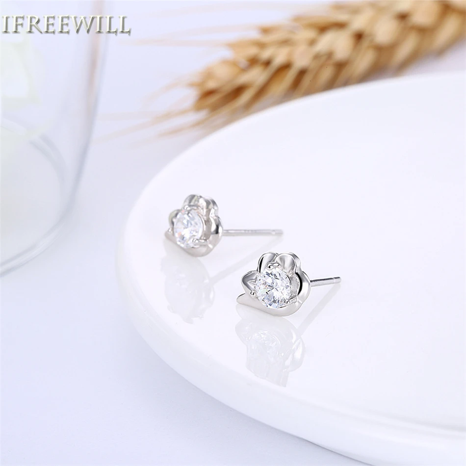 925 женщина Серебряный серьги-гвоздики ASOS личность оригинальность Tremella Модные