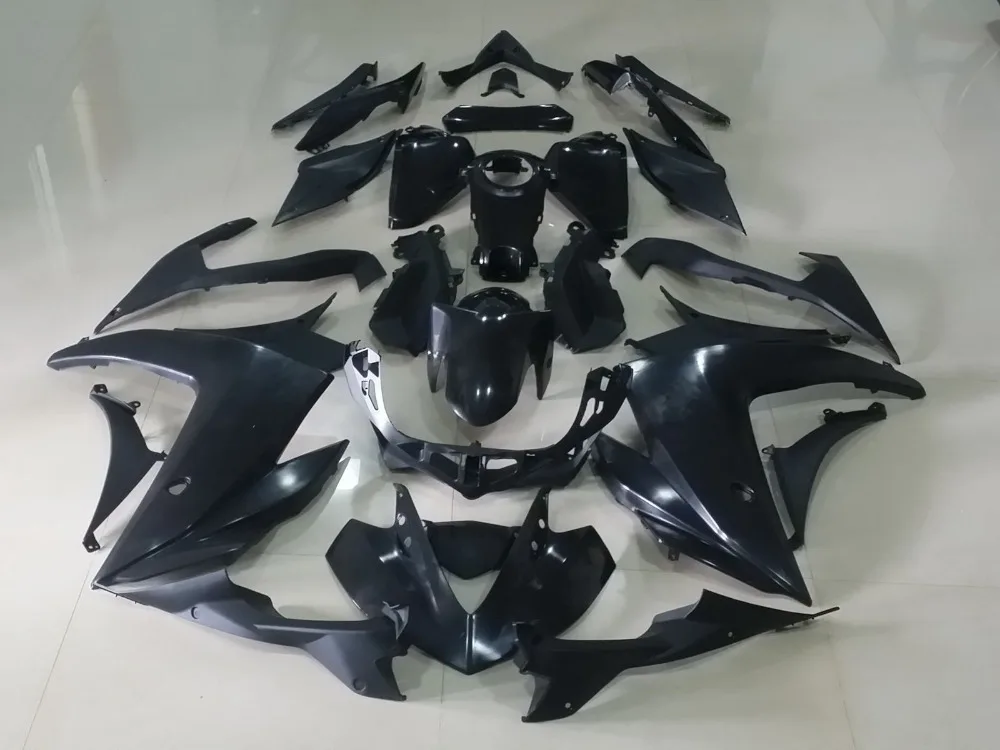 Черный инжектор ABS Пластиковый обтекатель кузова Комплект для Yamaha YZF R3 R25