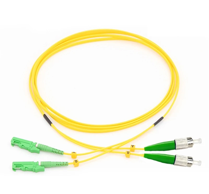 10 шт. 5 м E2000/APC волокна патч-корды SM Дуплекс LC ST SC FC UPC APC DX 9/125 Singlemode OS2 9/125um Бесплатная