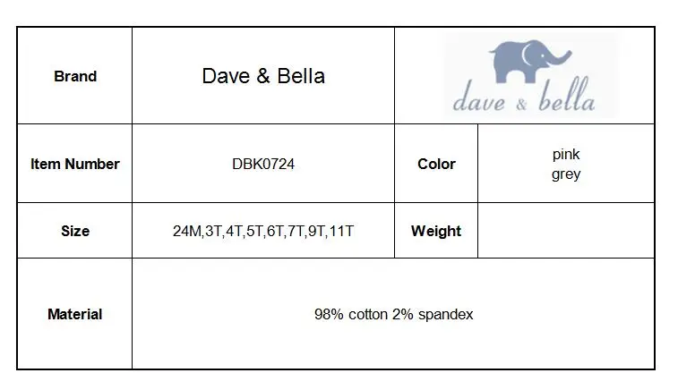 DBK0724 dave bella/осенние модные штаны с принтом для маленьких девочек детские длинные штаны высокого качества в горошек