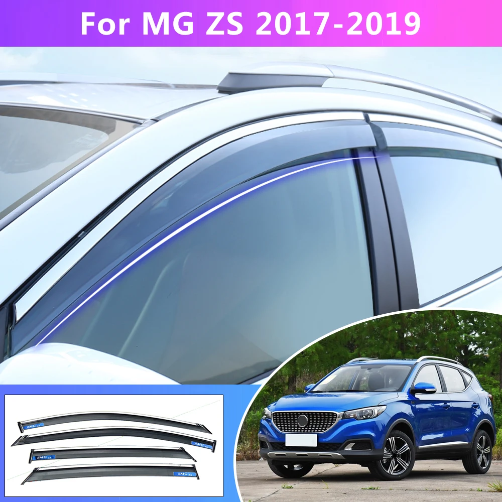 Для MG ZS дымовой автомобильный оконный козырек от солнца защита от дождя ветровые солнечные козырьки аксессуары 4 шт
