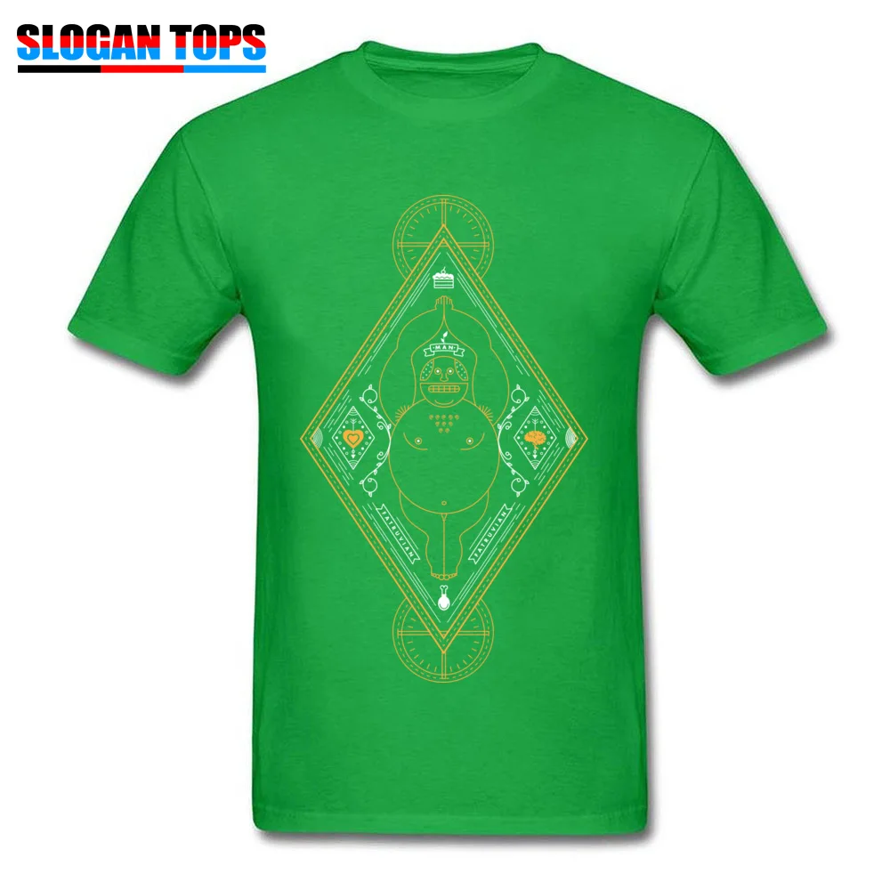 Vitruvian Fatso Футболка мужская футболка с уникальным дизайном футболки Новинки