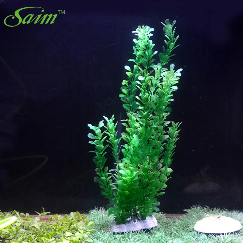 Saim Acuarios Aquastic поддельные растения зеленый Garss искусственные пластмассовые