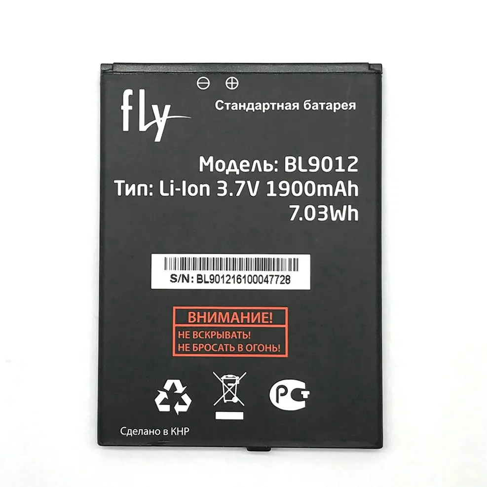 Сменная батарея BL9012 1900 мАч для Fly FS508 Cirrus6 FS509 Nimbus 9 аккумулятор на мобильный