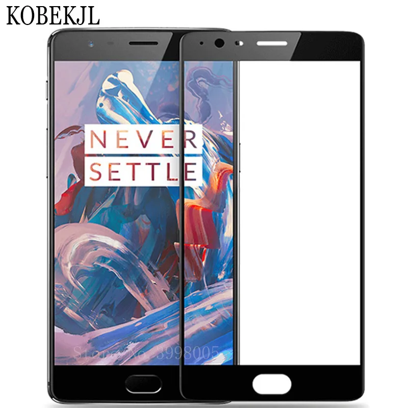 Закаленное стекло для OnePlus 3 T защита экрана закаленное 1 + A3010 A3003 полное покрытие