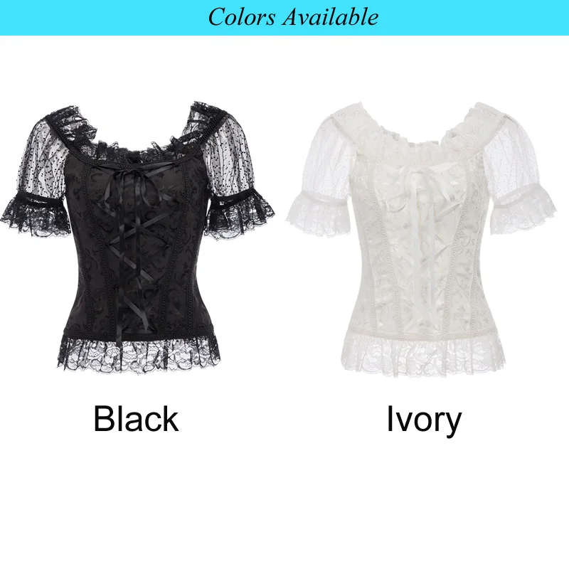 1x Женский Ренессанс стимпанк Готический сексуальный элегантный винтажный