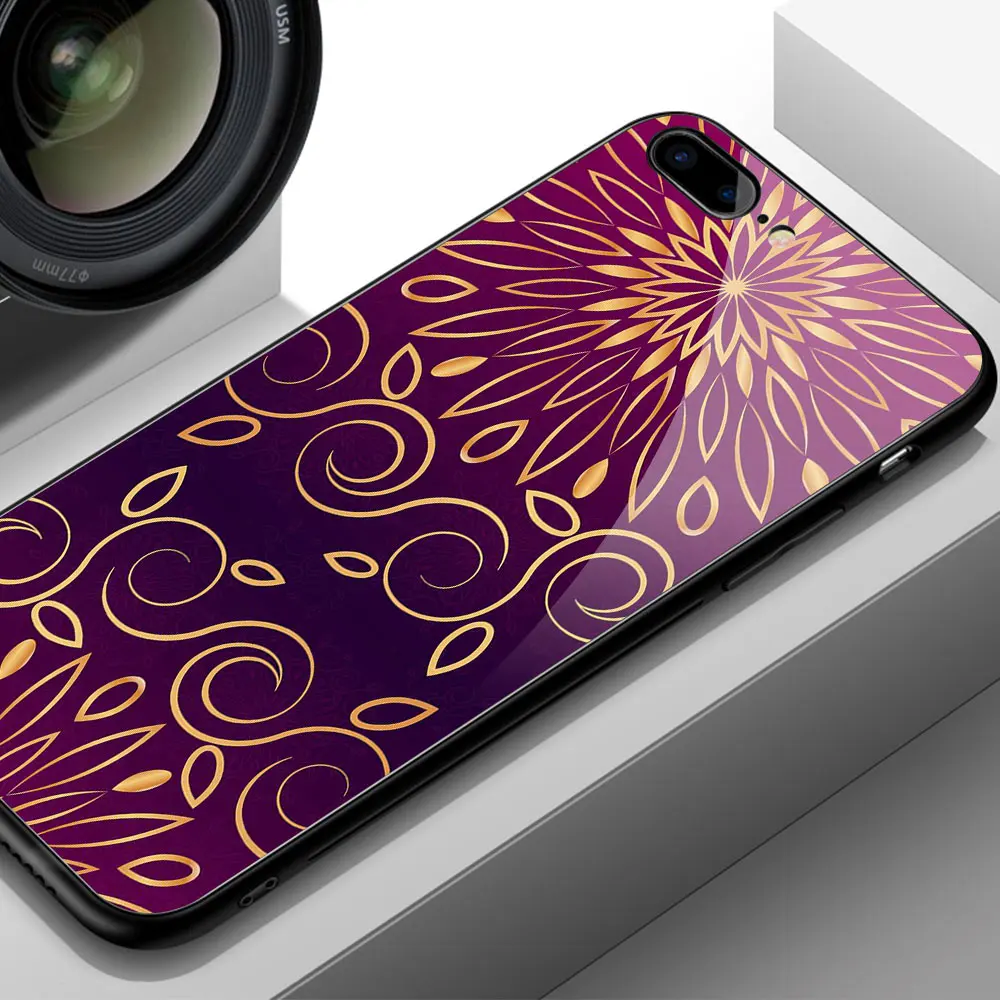 Чехол Мандала стекло твердая задняя крышка XR Xs чехол для iPhone 6 6S 7 8 plus X XS MAX 11 12 13 pro