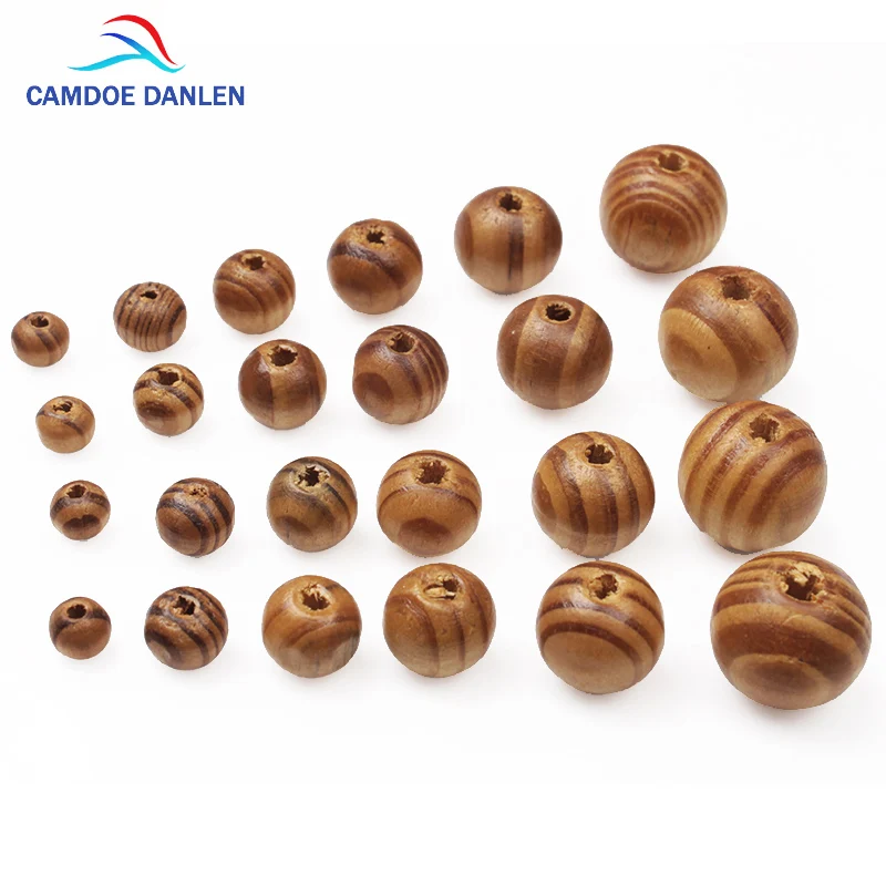 Бусины из натуральной сосны 8/10/12/14/16/18/20/24/30 мм|wood spacer|round beadsspacer beads |