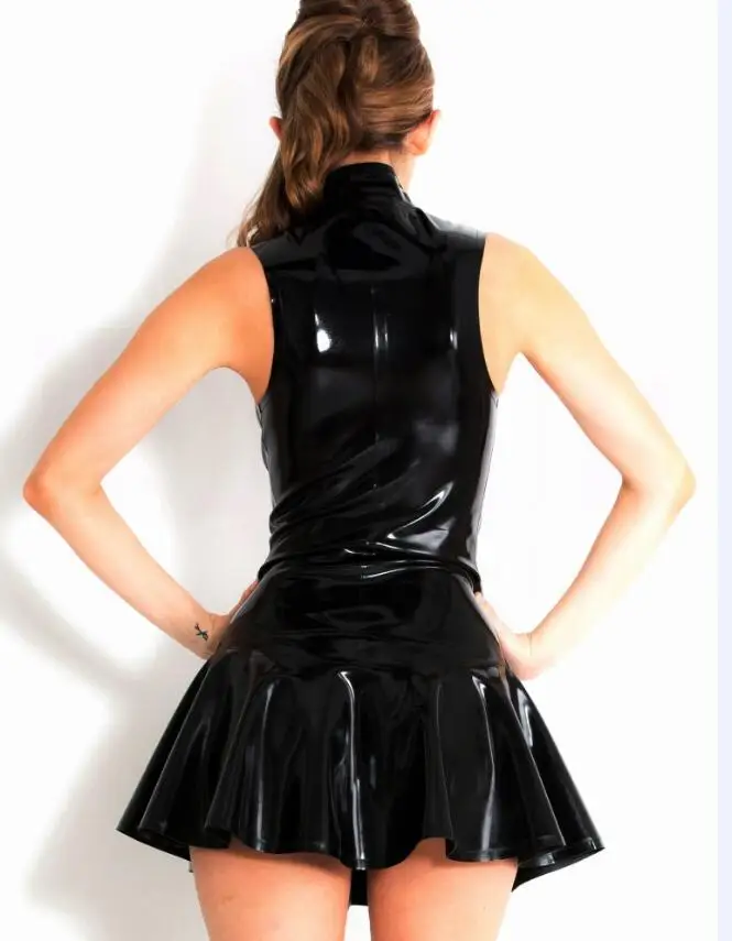 XX45 2017 размера плюс Горячая Распродажа сексуальная клубная одежда из ПВХ