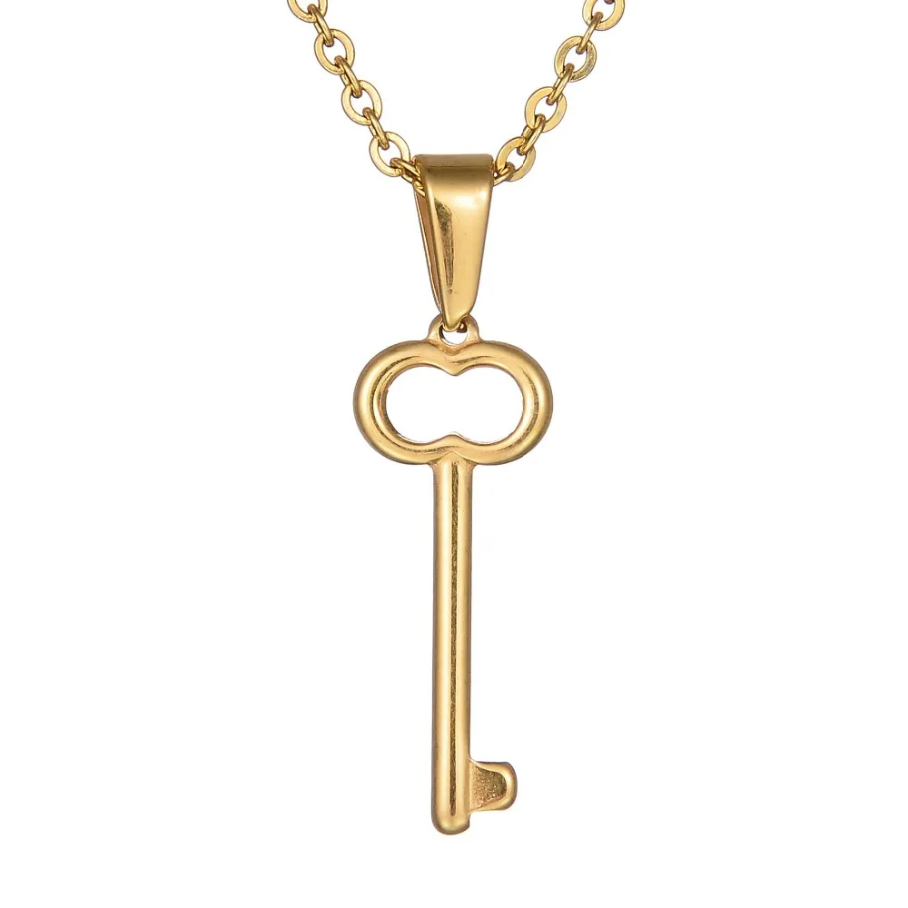 Новинка роскошное ожерелье из нержавеющей стали с аниме атакой на стяжку золотая