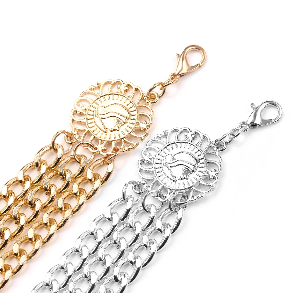 Женская многослойная цепочка для живота Boho|Цепочки| |