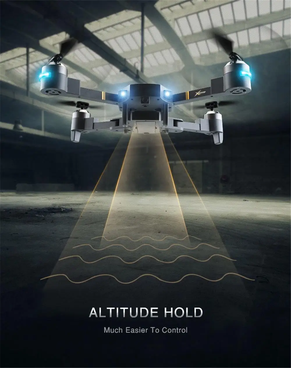 Складной беспилотные летательные аппараты с WI-FI FPV HD Камера дрона с дистанционным управлением 2,4G 4CH 6-осевой Радиоуправляемый вертолет в режиме реального времени Quadcopter RTF р/у Дрон vs XS809
