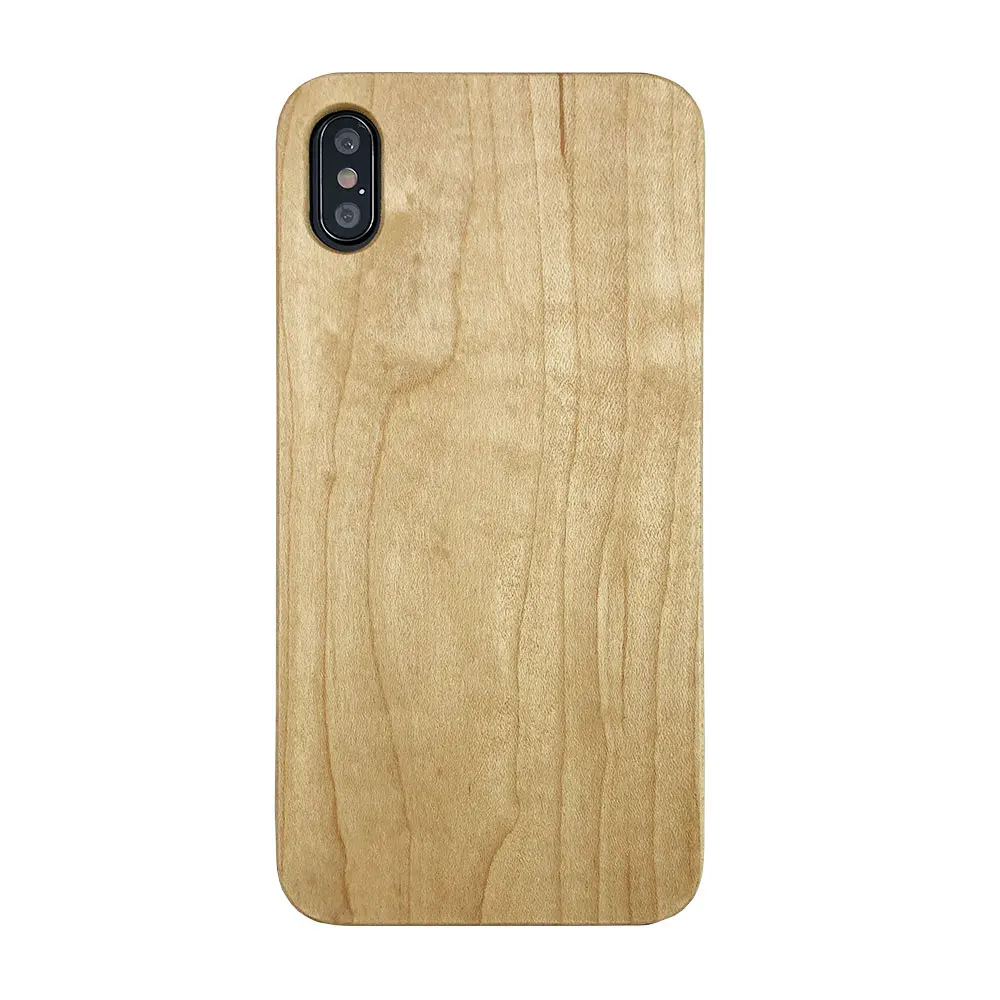 Чехол для телефона iPhone 8 7 6S 6 Plus 5 5S SE роскошный НАСТОЯЩИЙ ДЕРЕВЯННЫЙ силиконовый край плотный чехол для iPhone XS Max XR X 11 Pro максимальный чехол - Цвет: Maple