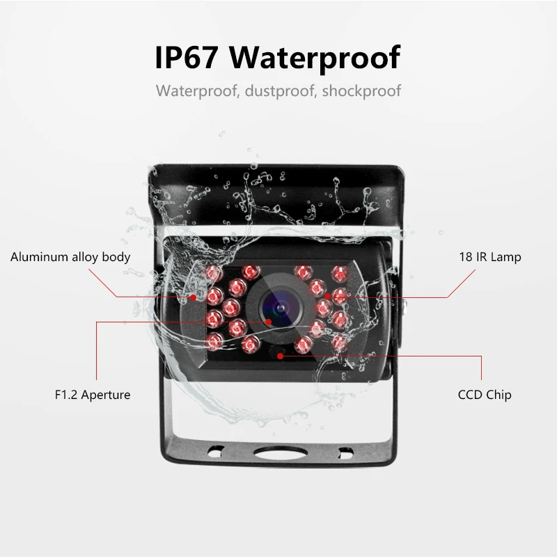 Jansite 9 &quotTFT LCD проводной автомобильный монитор дисплей с задняя парковочная