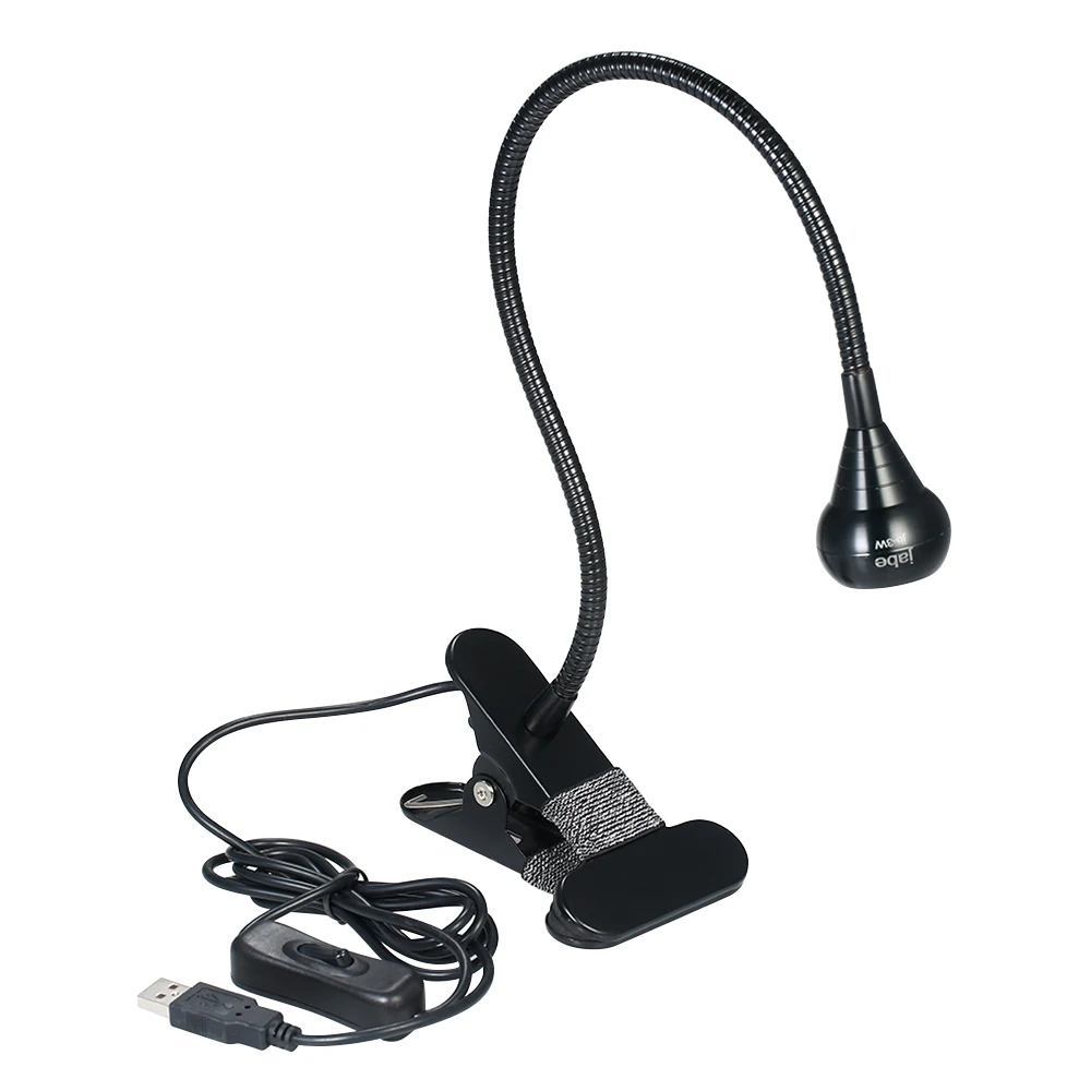 USB Ultraviolet Curing Lamp LED Blacklight Gooseneck Light with Clamp UV Fixture for Stain Detection Posters Party | Инструменты