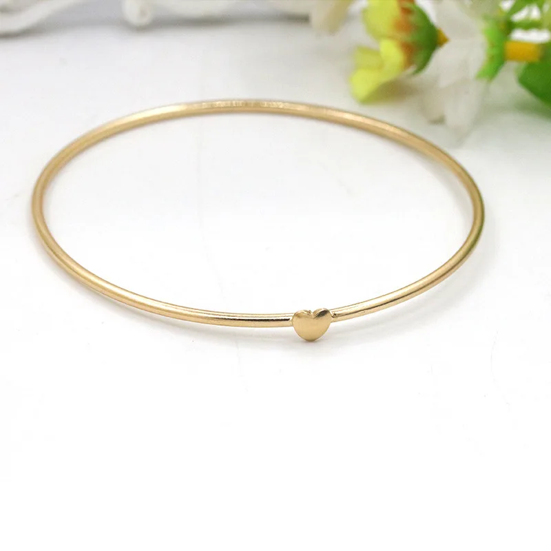 10 шт./лот модные очаровательные браслеты на запястье золотой цвет любовь сердце