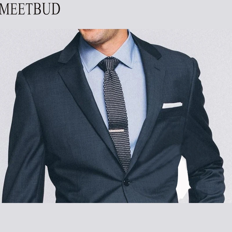 MEETBUD новый модный бренд индивидуальный заказ мужской костюм наборы свадебные