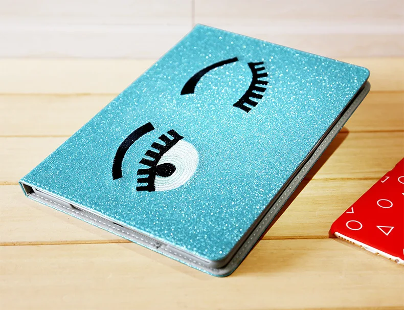 Hot!!! fashion bling big eyes Smart Cover For apple tablet mini case Leather Case Mini 1 2 3 4 original wake up | Мобильные телефоны