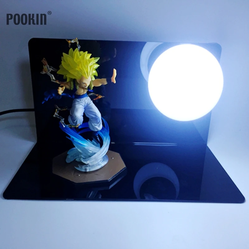 Dragon Ball Son Goku Strength bombes Luminaria светодиодный ночник праздничный подарок номер декоративный светодиодный светильник в ЕС США Plug
