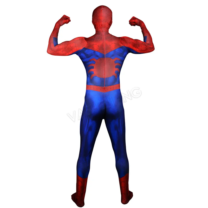 Костюм супергероя Zentai костюм из лайкры и спандекса для взрослых Хэллоуина