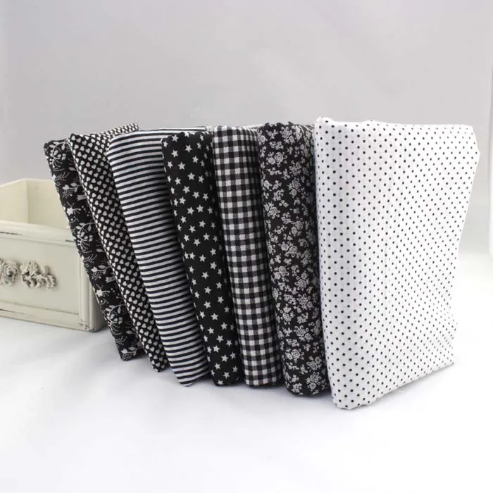 Новые товары! Черная хлопчатобумажная ткань Тильда стеганая Лоскутная Ткань