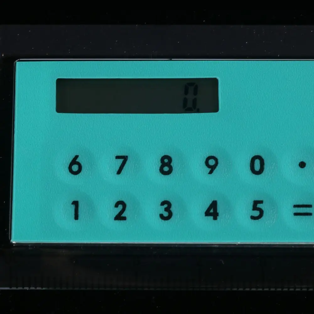 Высота каблука 10 см Многофункциональный линейка мини цифровой калькулятор 2 в 1