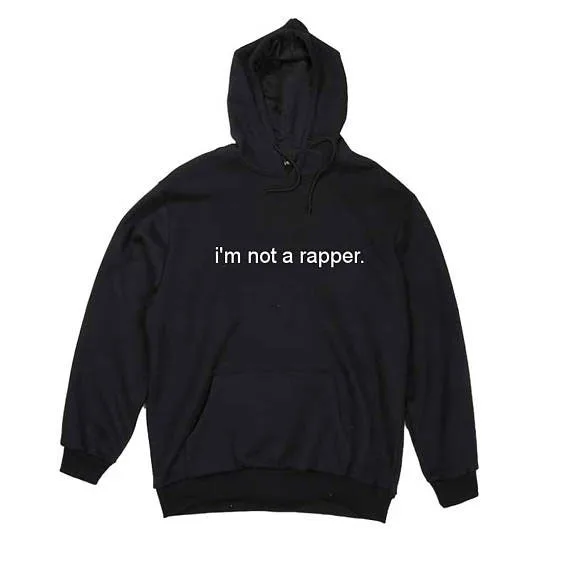 Толстовка Im not a rapper женская унисекс свитшот с длинным рукавом джемпер на осень и