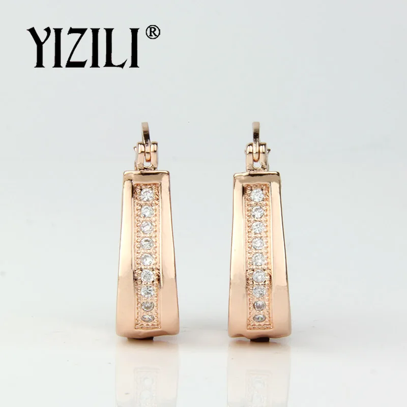 Роскошные модные висячие серьги YIZILI из натурального циркона свадебные ювелирные
